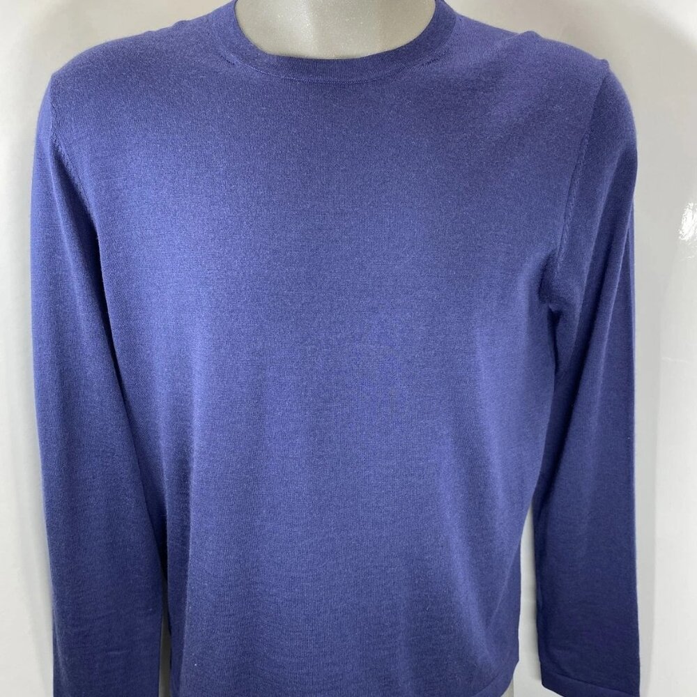 NEW VELVET by Graham & Spencer Alvin Lightweight Cashmere/Wool Crewneck Size L
